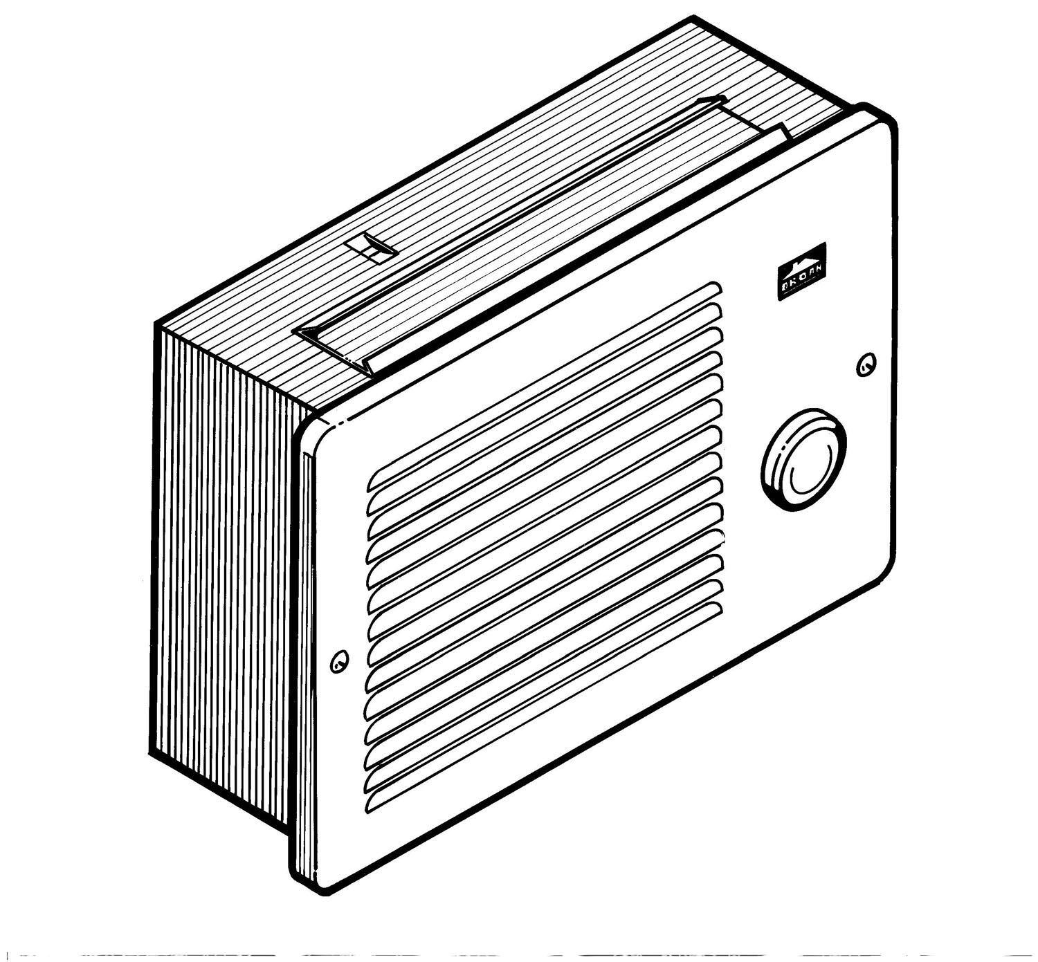 Broan 167F Wall Heater W/Thermostate Parts