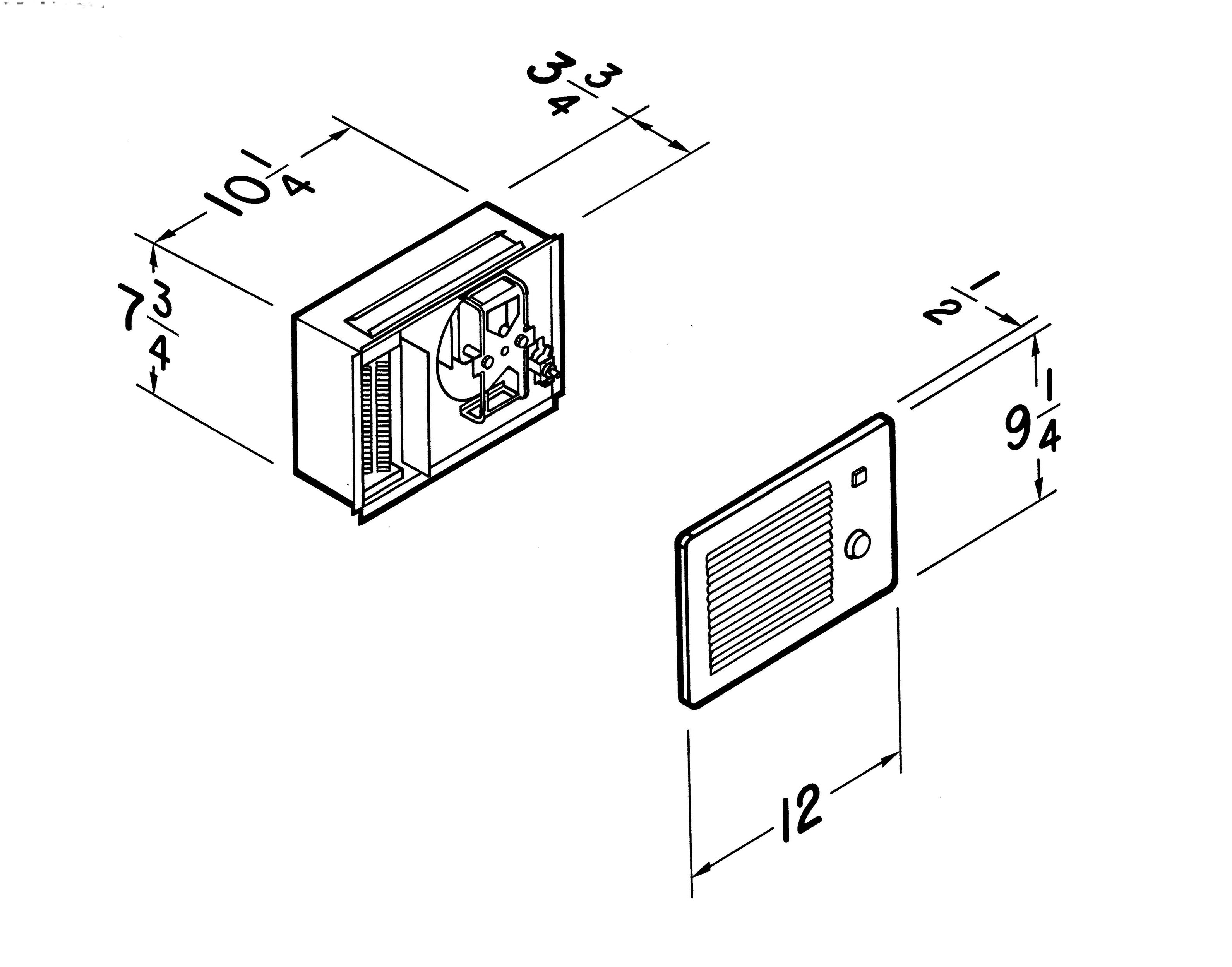 Broan 167ft Wall Heater Parts breakout small